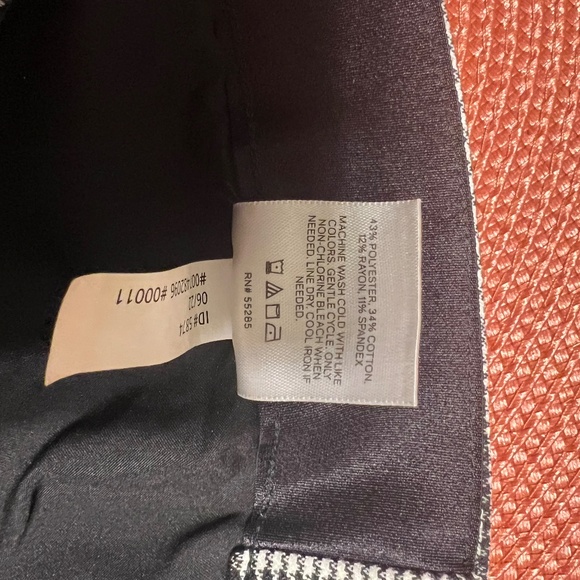 Express/Size 10/Black and white/Editor Straight pant - Picture 5 of 5